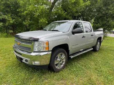 2012 CHEVROLET SILVERADO K1500 LT, 8 CYLINDERS, 5.3L ENGINE, 4 DOORS, AUTO, ALL WHEEL DRIVE, GREAT S...