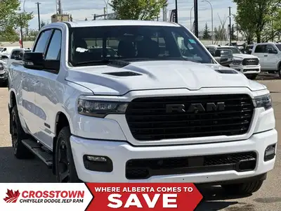 This 2025 RAM 1500 SPORT CREW CAB 4X4 has the following options Cloth/Vinyl Bucket Seats, Remote Sta...