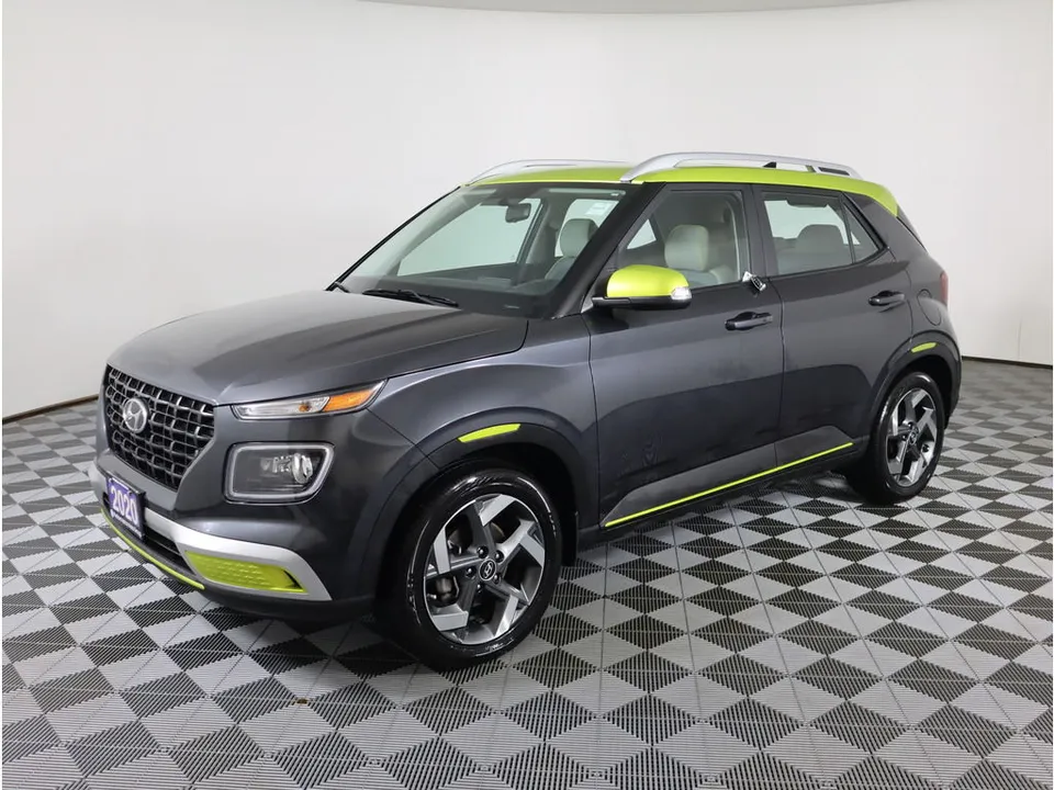 2020 Hyundai Venue Trend w-Urban Pkg-Grey-Lime Interior IVT