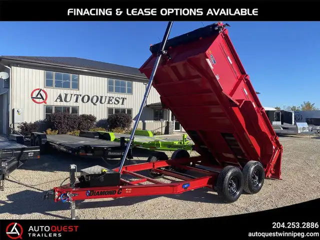 2025 Diamond C MDT 77 X 12' Dump Trailer " in Cargo & Utility Trailers in Winnipeg - Image 2