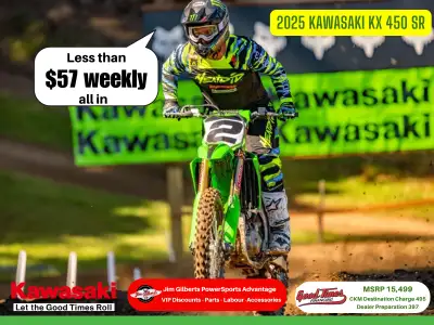 $500.00 MegaCash Only $57 Weekly, All-in On the Trail (MSRP $15,499 - $500.00 MegaCash = 14,999BUILT...