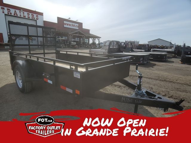 2024 Canada Trailers 5x10ft Steel Side Utility in Cargo & Utility Trailers in Grande Prairie