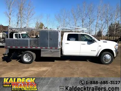 Zimmerman Legacy Contractor Truck Bed Standard Features: 316in. Aluminum Tread Deck Plate Welded Hea...