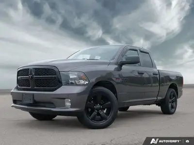 THIS TRUCK TURNS HEADS AND EATS ASPHALT FOR LUNCH! This 2020 RAM 1500 CLASSIC EXPRESS NIGHT QUAD CAB...