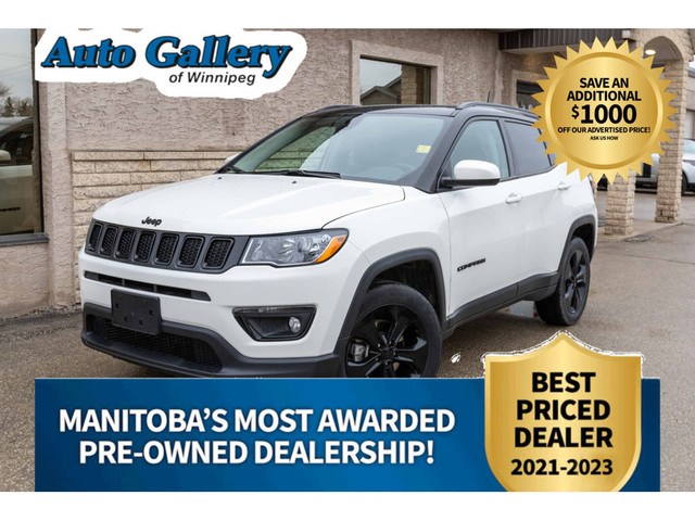  2021 Jeep Compass Altitude 4X4, PANO ROOF, ALPINE, HTD SEATS/WH in Cars & Trucks in Winnipeg