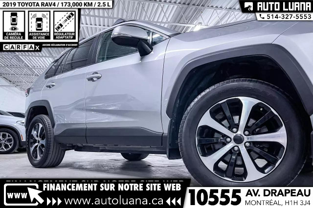2019 TOYOTA RAV4 LE AWD ANGLE MORT/ADAPT CRUISE/LANE ASSIST/CAM in Cars & Trucks in City of Montréal - Image 3