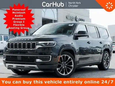 This Jeep Wagoneer is a force to be reckoned with! It delivers a Gas/Electric V-8 5.7 L/345 engine p...