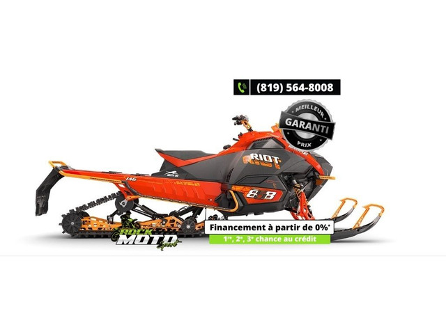  2025 Arctic Cat Riot 858 Catalyst ATAC in Snowmobiles in Sherbrooke