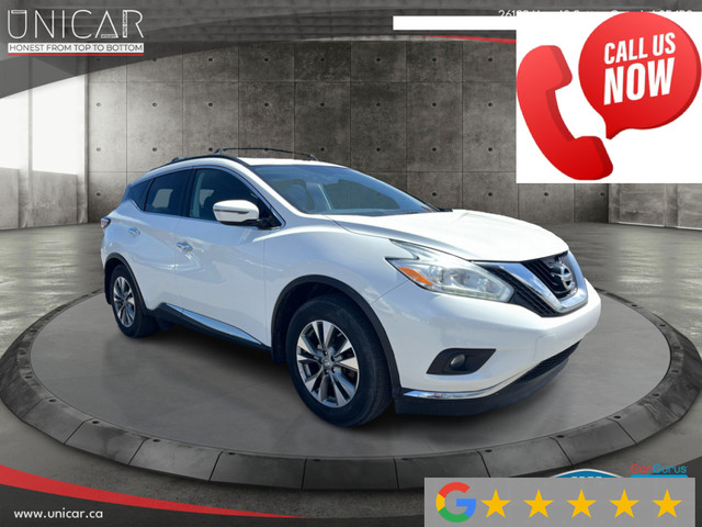 2016 Nissan Murano No Accidents AWD SV NAV Backup CAM Sunroof Po in Cars & Trucks in Markham / York Region