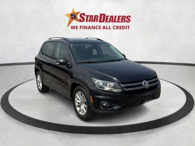 2017 Volkswagen Tiguan LEATHER HEATD SEATS LOADED! WE FINANCE AL in Cars & Trucks in London