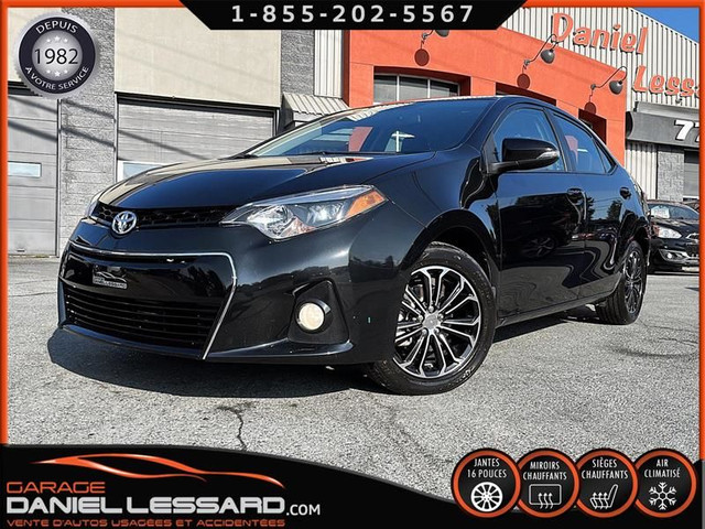 Toyota Corolla S 1.8L MAG 16" AUTO A/C CRUISE BLUETOOTH 2016 in Cars & Trucks in St-Georges-de-Beauce - Image 2