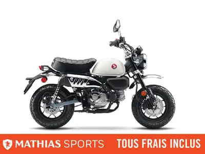 Concessionnaire des véhicules neufs et d'occasion. Sportive HONDA Monkey ABS 2025 La Honda Monkey 12...