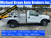 2006 FORD F350 - 6.5FT FLAT BED / UTILITY TRUCK *BLOW-OUT PRICE*