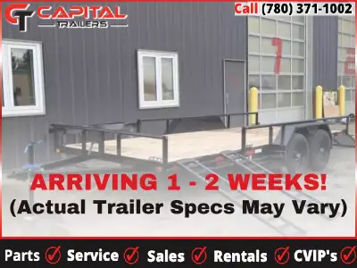 Perfect Utility Trailer for: ATVs; Riding Lawn Mowers; Small Tractors; Equipment Alberta Made 4' Ram...