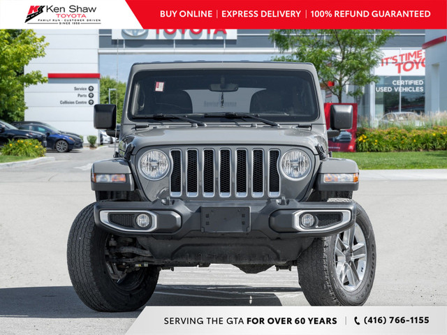 2021 Jeep Wrangler Unlimited Sahara NAVIGATION / LEATHER / PU... in Cars & Trucks in City of Toronto - Image 2