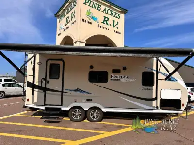 Coachmen Freedom Express Ultra Lite travel trailer 204RD highlights: Queen Bed Azdel Composite Lamin...