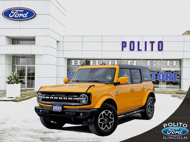 2021 Ford Bronco Outer Banks PERFECT SUMMER BRONCO! HIGH EQUIPME in Cars & Trucks in Kawartha Lakes