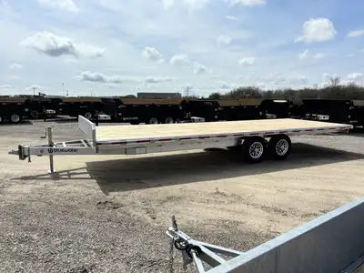 Canadian Mennonite Built Tandem Axle Aluminum Deck Over Trailer 9990lbs is $10,920.00 ! Ord: E1371-3...