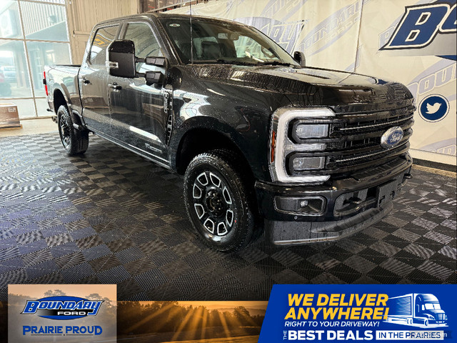 2025 Ford F-350 PLATINUM | 5TH WHEEL HITCH PREP PKG | MOON ROOF in Cars & Trucks in Lloydminster