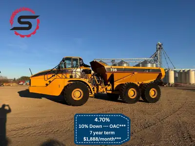 2005 CAT 735 35 Ton Articulated Rock Dump Truck HRS: 14,734 Engine: CAT C15 373HP 26.5r25 tires Nice...