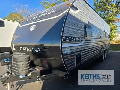 Coachmen Catalina Trail Blazer toy hauler 26TH highlights: Fold-Down Sofas Queen Bed 15' Awning 90in...