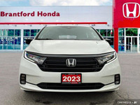 This 2023 Honda Odyssey Black Edition boasts a luxurious Platinum White Pearl exterior and a strikin... (image 8)