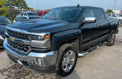 Just Arrived! Beautiful Graphite Metallic on Black Leather Interior 2017 Chevrolet Silverado 1500 LT...