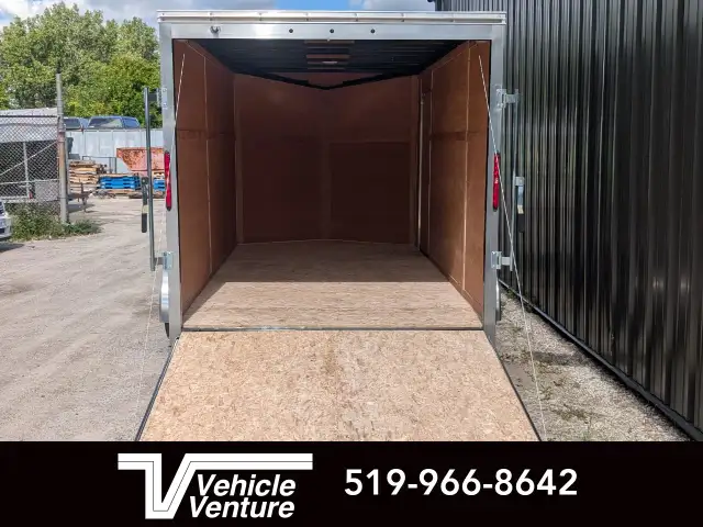 2026 WEBERLANE 7X16 ESTATE SERIES 12" XHEIGHT RAMP DOOR WHITE in Cargo & Utility Trailers in Oakville / Halton Region - Image 7
