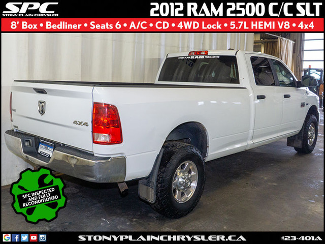 2012 RAM 2500 4WD Crew Cab 8 Ft Box SLT for sale in Cars & Trucks in St. Albert - Image 3