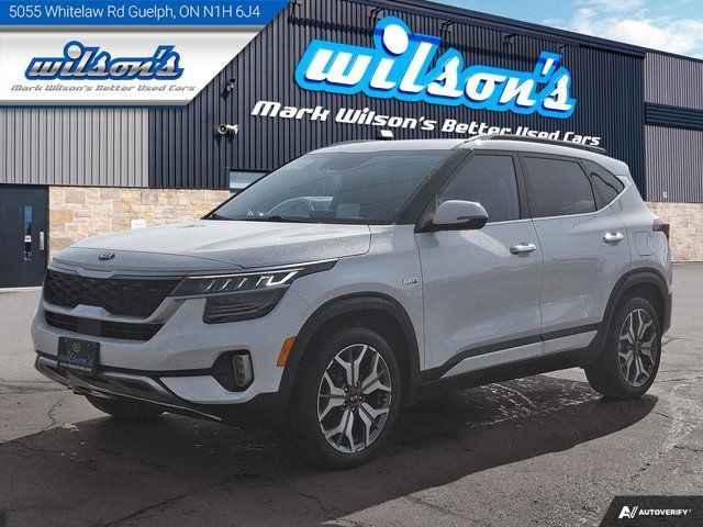 2021 Kia Seltos SX Turbo AWD | Leather | Sunroof | Nav | in Cars & Trucks in Guelph