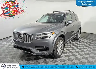 A perfect balance of Swedish style and bold yet harmonious design, our 2016 Volvo XC90 T6 AWD Inscri...