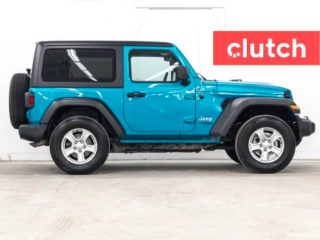 2020 Jeep Wrangler Sport S 4x4 w/ Uconnect 4, Apple CarPlay & An in Cars & Trucks in Bedford - Image 3