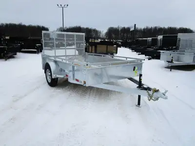 Canada Trailers Galvanized Single Axle Utility Trailer 2,990lbs GVWR is $4,355.00 ! Ord: 77481 - Ser...