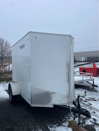 New 2024 5x8 Enclosed Trailer