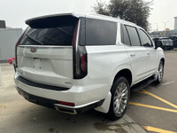 The 2022 Cadillac Escalade stands tall with commanding style and capability, finished in Crystal Whi... (image 7)