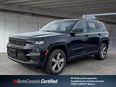 Recent Arrival! Grand Cherokee Limited, 8-Speed Automatic, 4WD, Diamond Black Crystal Pearlcoat, Glo...