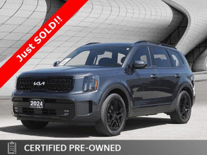 2024 Kia Telluride X-Line|Apple CarPlay|Pano Sunroof|Leather|Heated Seats & Steering Wheel|Trailer Hitch & Harness|