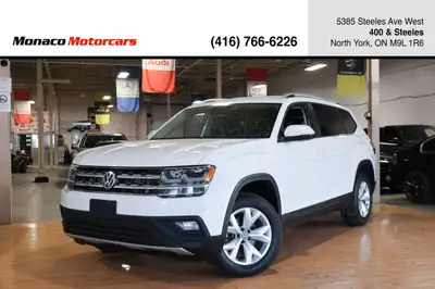 Special Finance Price: $21,999 | Cash Price: $23 ,499 2018 Volkswagen Atlas Comfortline V6 AWD - No...