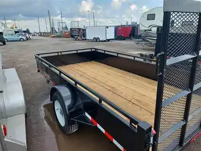 2025 Canada Trailer 6X12 3K utility trailer, heavy duty commercial grade steel construction, stand u...