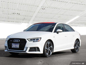 2019 Audi A3 Technik  |  Leather   | Low KMs | S Line