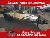 2024 Canada Trailers 7x18ft Hydraulic Power Tilt