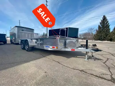 Spring Into Summer Special: Brand New 7x16 Tandem Axle Aluminum Bearco Trailer Get ready for the bus...