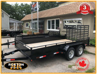 2024 NEW 7 x 14 Utility landscape trailer AVAILABLE NOW