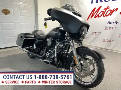 Check out this Black Denim Harley with just 14,038 miles at True North Motor Sports. Milwaukee Eight...