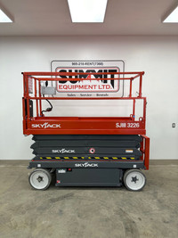 2014 Skyjack SJ3226 Electric scissor Lift-New Batteries & Wheels