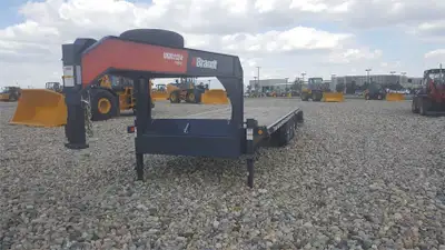 Brandt 11 Ton, 24’ Deckover Flatbed Trailer, Model: UGR 1526 / UPR 1124 Performance and Premium Trim...
