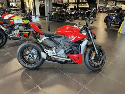 1.99% AVAILABLE, SAVE $3,499 WHEN YOU PURCHASE BETWEEN NOW AND JUNE 30, 2025. 2024 Ducati Streetfigh...