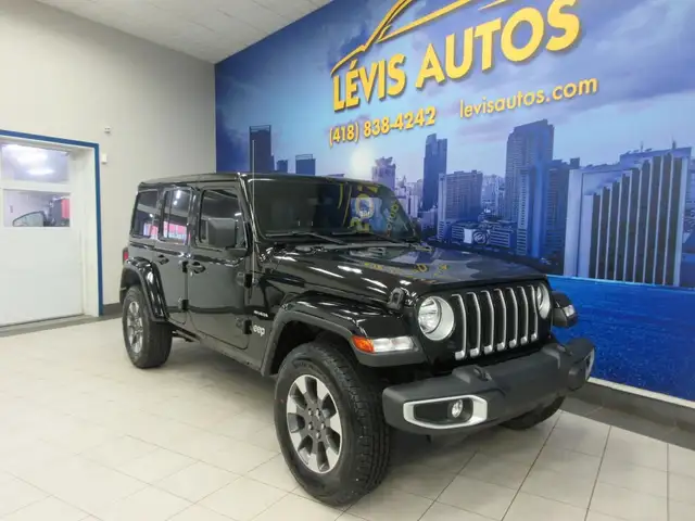 JEEP WRANGLER 2023 UNLIMITED SAHARA 4X4 GPS CUIR CAMERA 38900 KM in Cars & Trucks in Lévis - Image 5