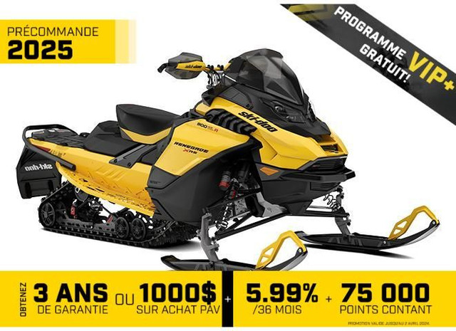 2025 Ski-Doo RENEGADE X-RS 900 ACE Turbo R Ice Ripper XT 1.25''  in Snowmobiles in West Island
