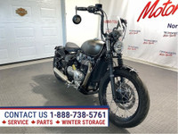  2018 Triumph Bonneville Bobber $59 Weekly/ZERO DOWN/60 MONTHS/N